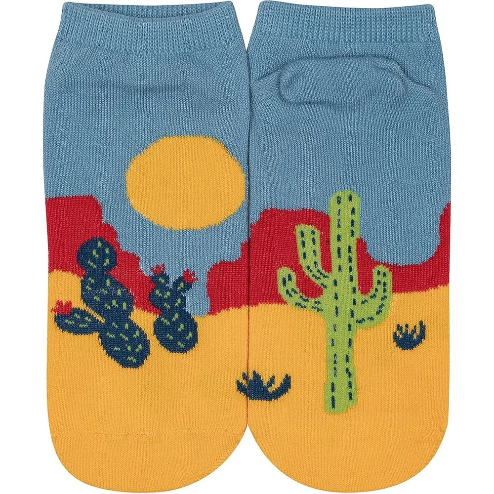 Women’s Western No Show Socks 6 Pack Desert horseshoe cowgirl rodeo